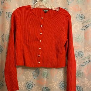 Wild Fable Vibrant Red Knit Top